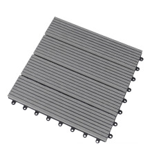 China Factory WPC Outdoor Garden Floor Tiles and Composite Easy Installation Interlocking Deck Tiles